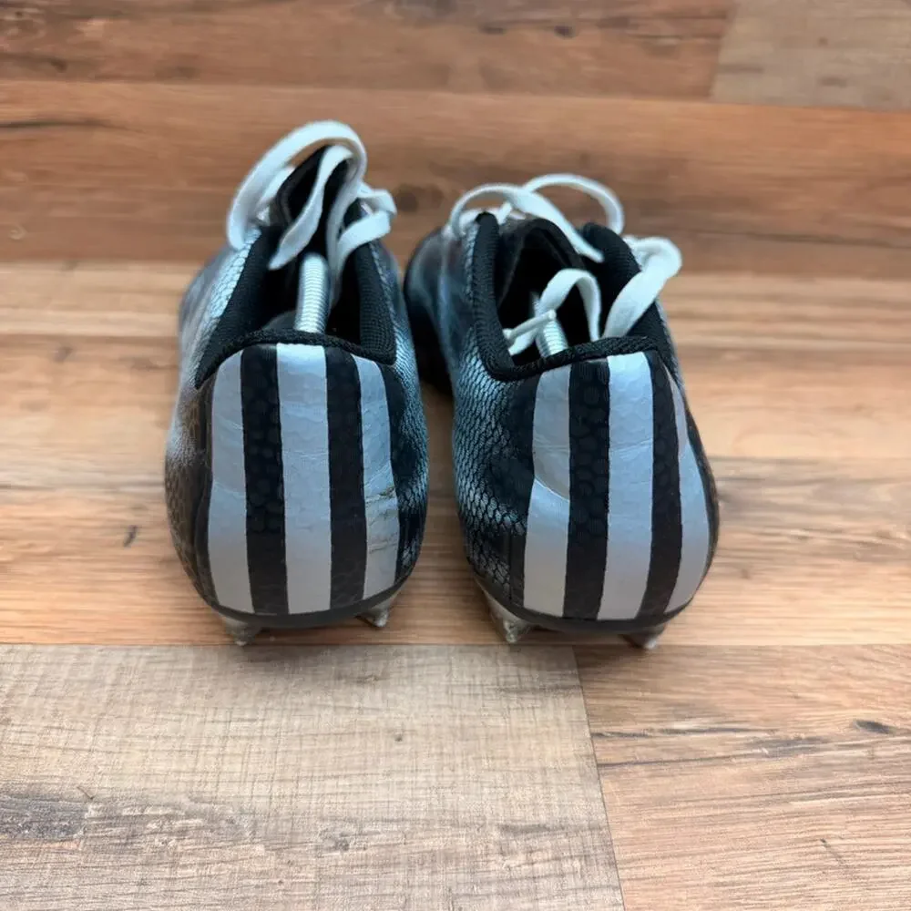 Adidas F10 FG Men’s Size 8 Core Black/Silver Soccer Cleats
